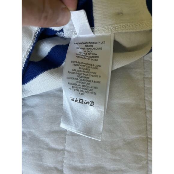 Maeve‎ by Anthropology Sleeveless Nautical Stripe Mock Neck size XS - Picture 6 of 7